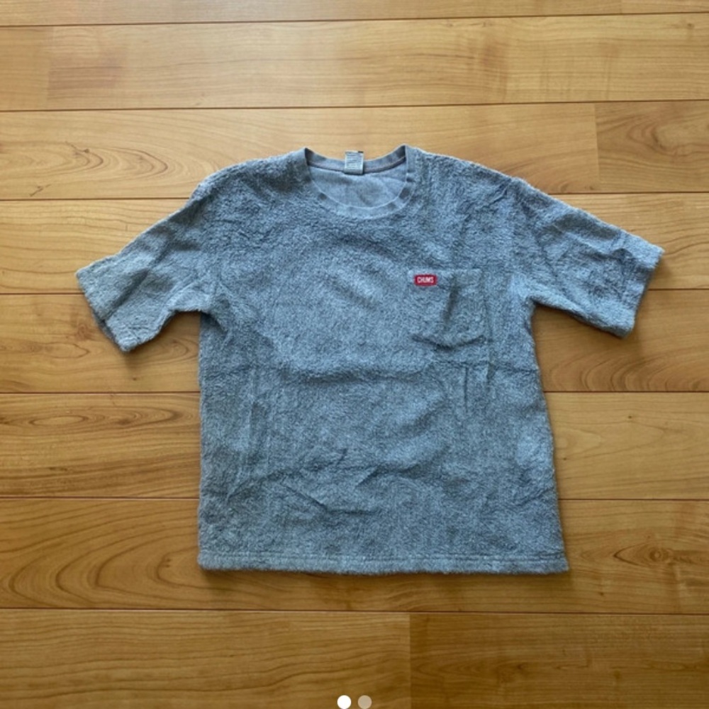 CHUMS Kids' Cozy Short-Sleeve Tee in Heather Gray